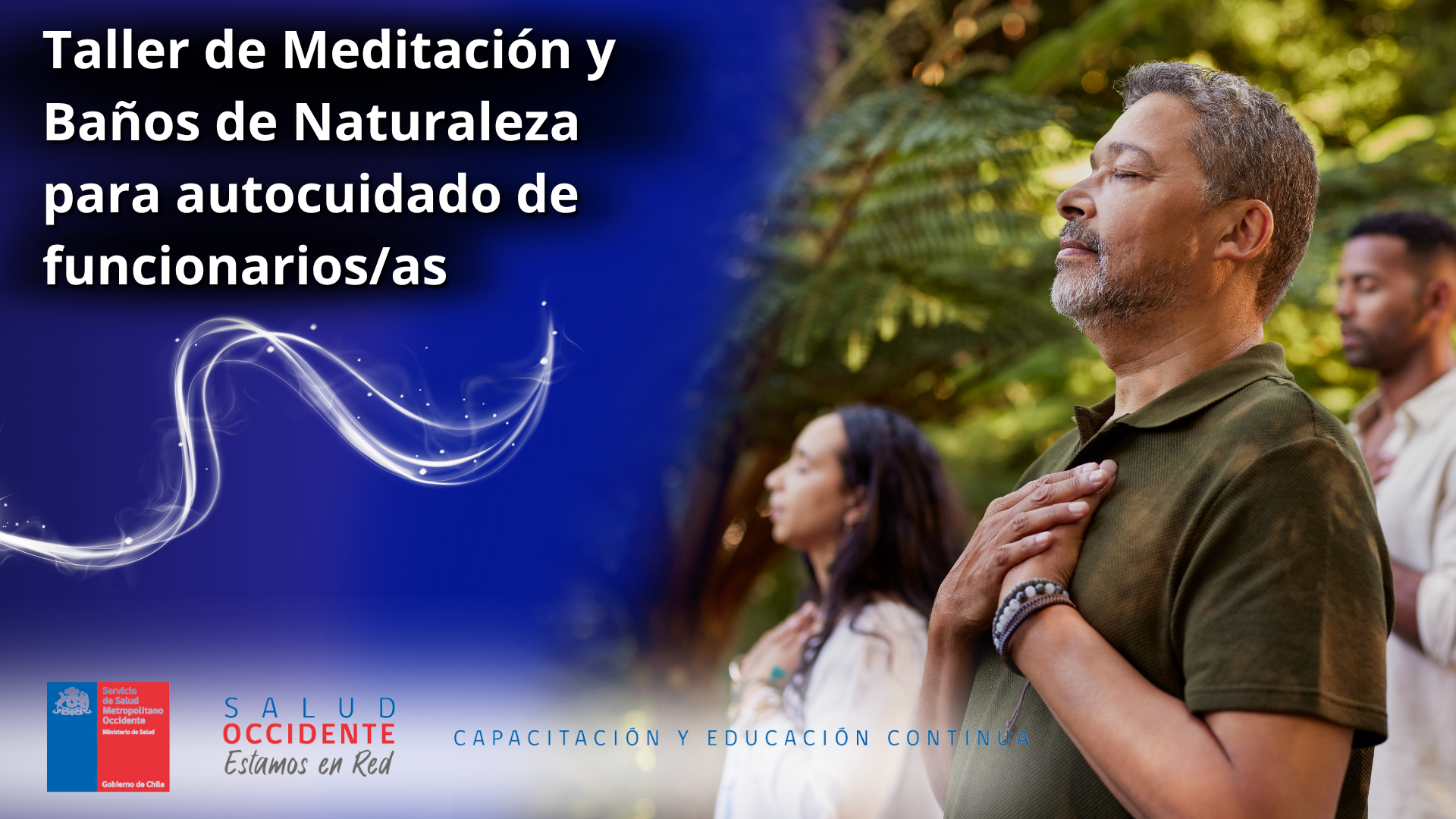 Taller de Meditación y Baños de Naturaleza para autocuidado de funcionarios/as