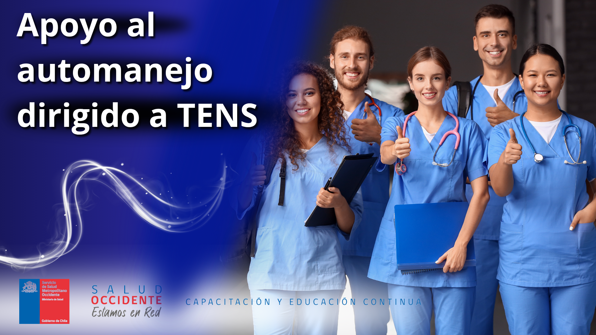 Apoyo al automanejo dirigido a TENS