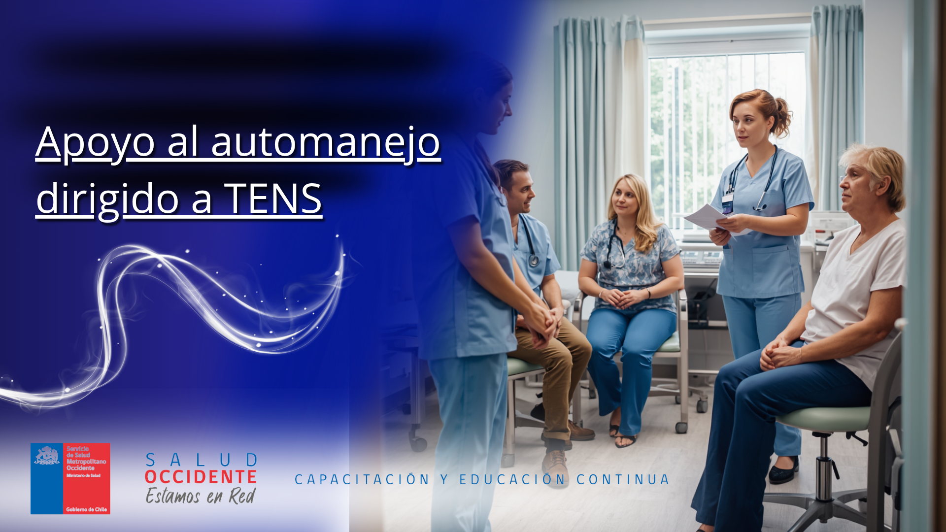 Apoyo al automanejo dirigido a TENS